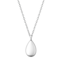 Personalised Dog Memorial Teardrop Urn Necklace – Engraved Pet Ashes Keepsake with Name & Dates