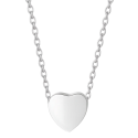 Personalised Dog Memorial Heart Urn Necklace with Slide-Through Chain – Engraved Pet Picture-to-drawing Ashes Keepsake