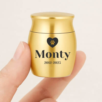 Personalised Dog Urn with Engraved Name, Dates...