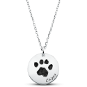 copy of Personalised Zodiac Necklace with front Text