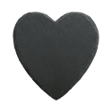 Personalised Heart Dog Grave Marker with Photo – Slate Pet Memorial Garden Plaque with Name & Dates